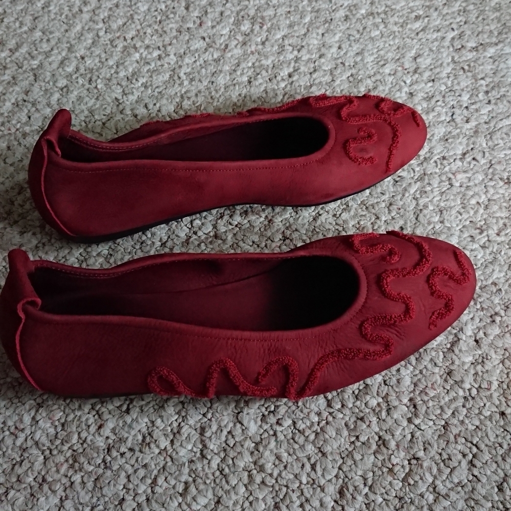 Arche Bareva ballerinas in dark red size 10 - Picture 4 of 15